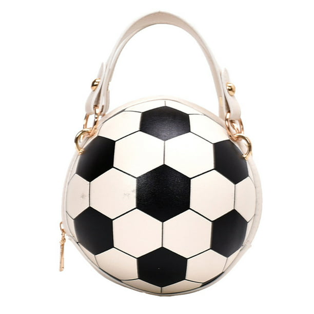 Details about   Women Football Volleyball Round PU Leather Shoulder Crossbody Bag Chain Satchel